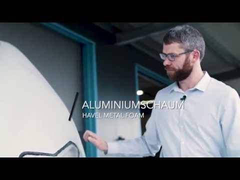 Aluminiumschaum von der Havel metal foam GmbH